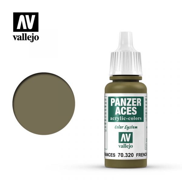  Acrylicos Vallejo - 70320 - 裝甲王牌 Panzer Aces - 法國坦克兵 French Tanker - 17 ml. 