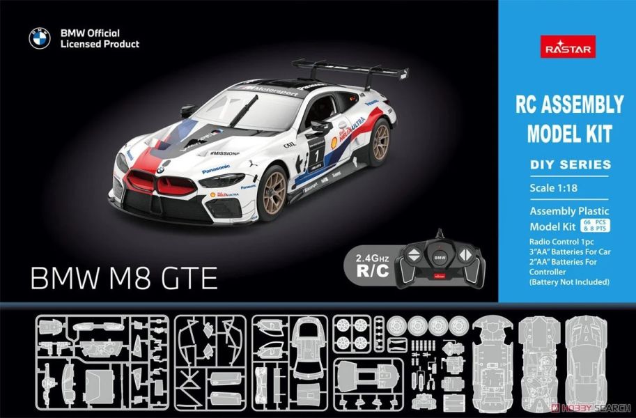 預購6月 童友社 1/18 BMW M8 GTE 組裝遙控模型 