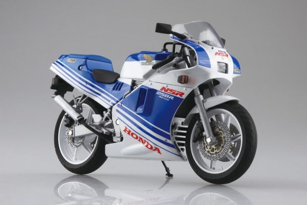 預購9月 青島社 1/12 本田 NSR250R SP '88 大地藍玫瑰白 組裝模型 