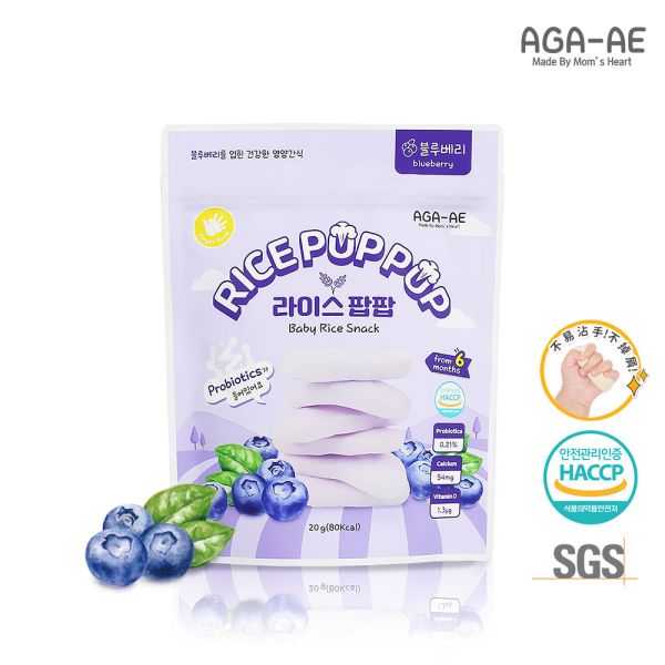 ✨營養師推薦✨【韓國AGA-AE】益生菌寶寶米餅 