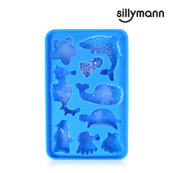 【韓國sillymann】 100%鉑金矽膠海洋動物分裝盒 