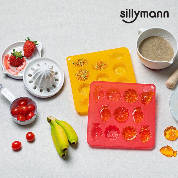 【韓國sillymann】100%鉑金矽膠餅乾/糕點烘焙模具(烤箱/氣炸鍋/微波爐/電鍋專用) 