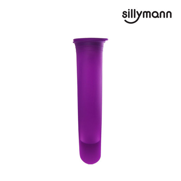 【韓國sillymann】 100%鉑金矽膠冰棒分裝條(透明紫) 