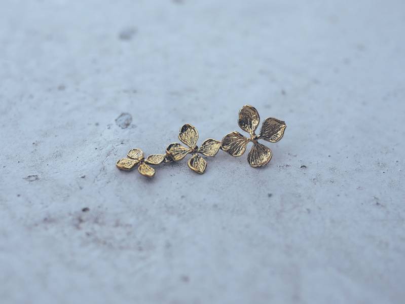 PURE Series –Hydrangeaceae earrings earrings