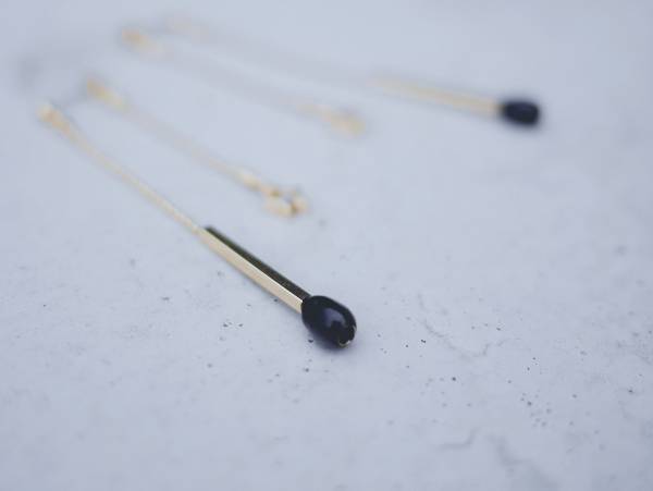 A Match earrings - Two colours to choose from match earrings