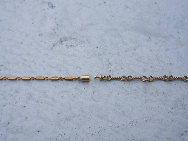 Twilight series- twisted bar link chain * bracelet brass bracelet