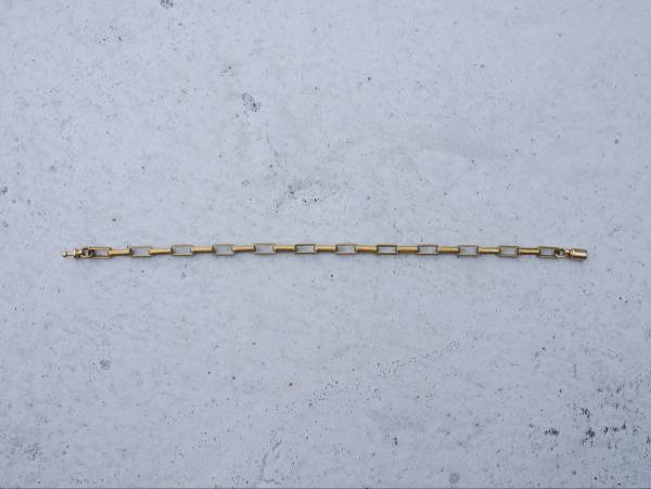 Twilight series- rectangle cable* bracelet brass bracelet
