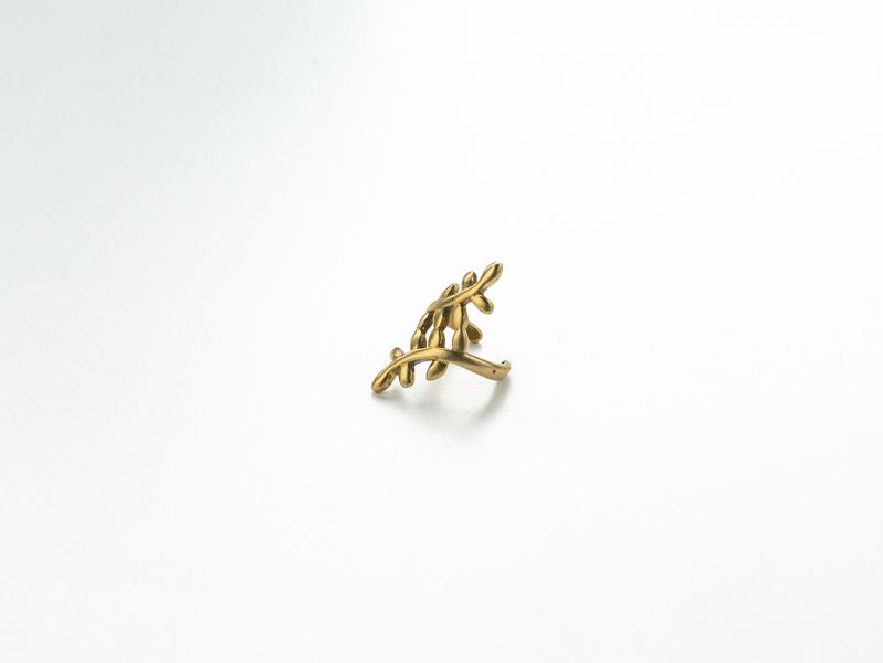 GAIA - 絮 * 黃銅耳骨夾 黃銅 植物 藤蔓 飾品 黃銅耳環 黃銅耳骨夾