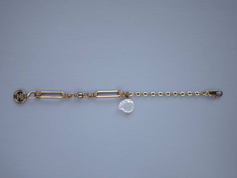 Hydromancy | 水占術系列 - 海洋氣息 * 手鍊 天然珍珠 手鍊 巴洛克變形珠