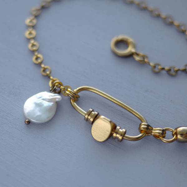 Hydromancy Series – Aura of the ocean * necklace 天然珍珠 短項鍊 巴洛克變形珠 項鍊 鎖骨鏈