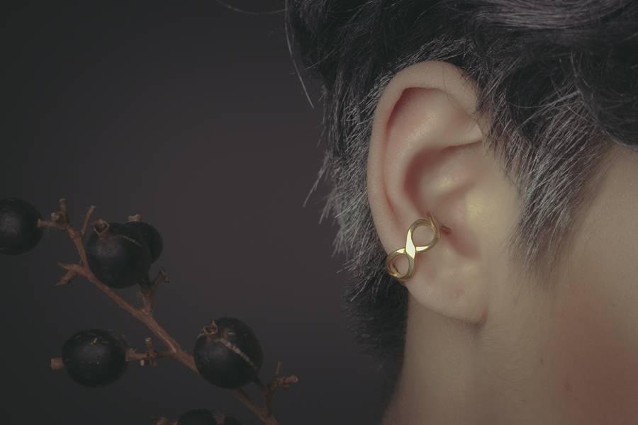 Alchemy | 煉金術系列 - 無限 * 耳骨夾 黃銅 耳骨夾 耳窩夾 歐美