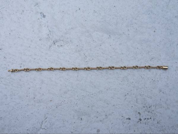 Twilight series- twisted bar link chain * bracelet brass bracelet