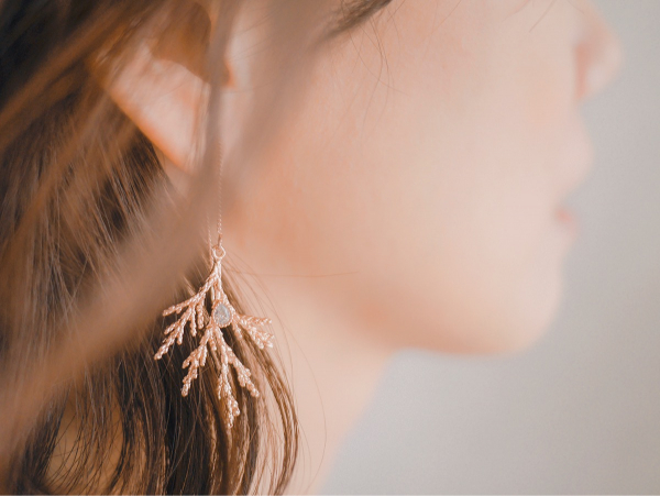 Pinecone’s secret * irregular earrings Pinecone earring