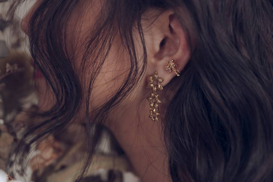 PURE Series –Hydrangeaceae earrings earrings