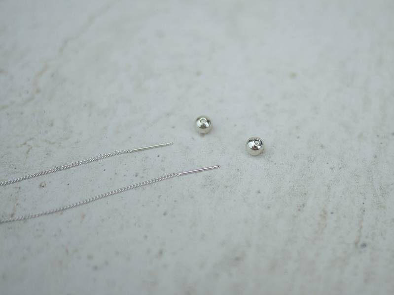  Alchemy Series – Circular microscale * Dangle chain earrings 2 colours to choose from 
