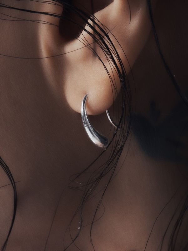 【母親節禮盒】GAIA - 潤 * 純銀珍珠項鍊耳環組 925純銀項鍊 天然珍珠項鍊 純銀 耳環 耳骨夾
