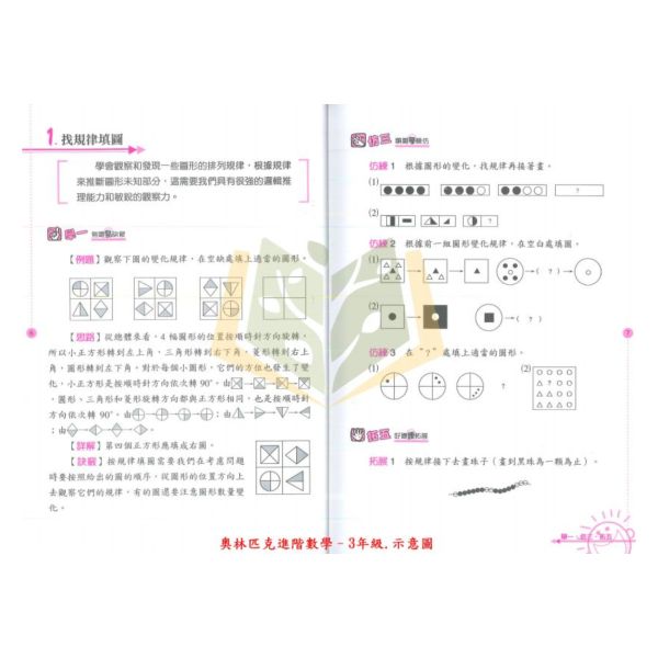 【國小數學輔材】奧林匹克進階數學–1~6年級.光田出版社 