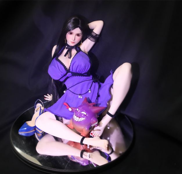 『真實可插』【海外代購】【25.3CM】凌雲 紫衣蒂法 - 可脫矽膠可動人偶 