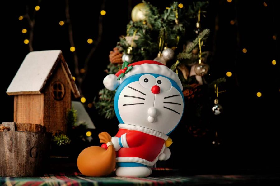 【海外代購】【24CM】美光站 哆啦A夢節日系列 聖誕版 驚喜袋哆啦 