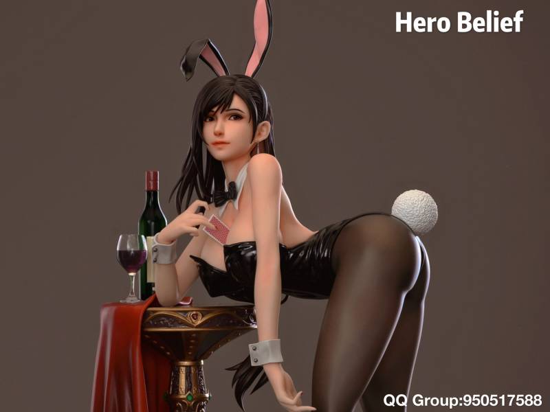 【海外代購】【48CM】hero belief  HB工作室 女神共鳴系列 最終幻想 兔女郎 蒂法 