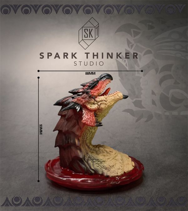 【預定】【9.3CM】Spark Thinker 雄火龍 蒼火龍 雷狼龍 