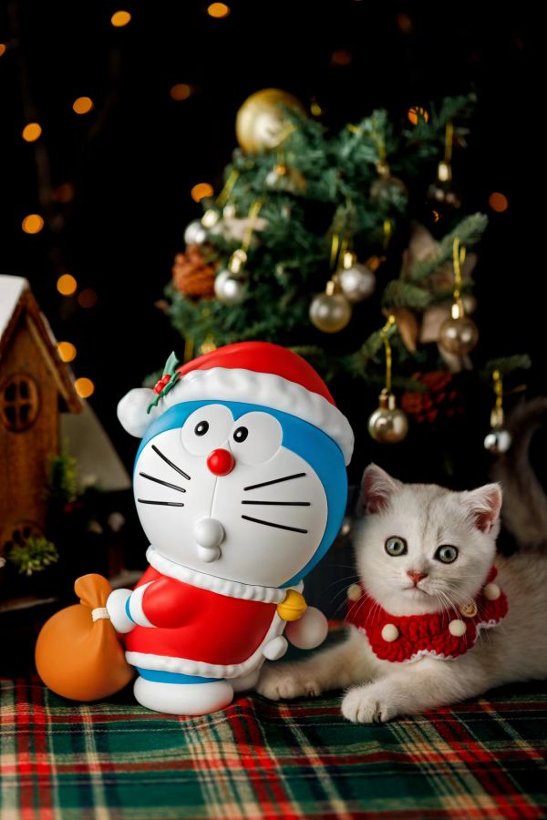 【海外代購】【24CM】美光站 哆啦A夢節日系列 聖誕版 驚喜袋哆啦 