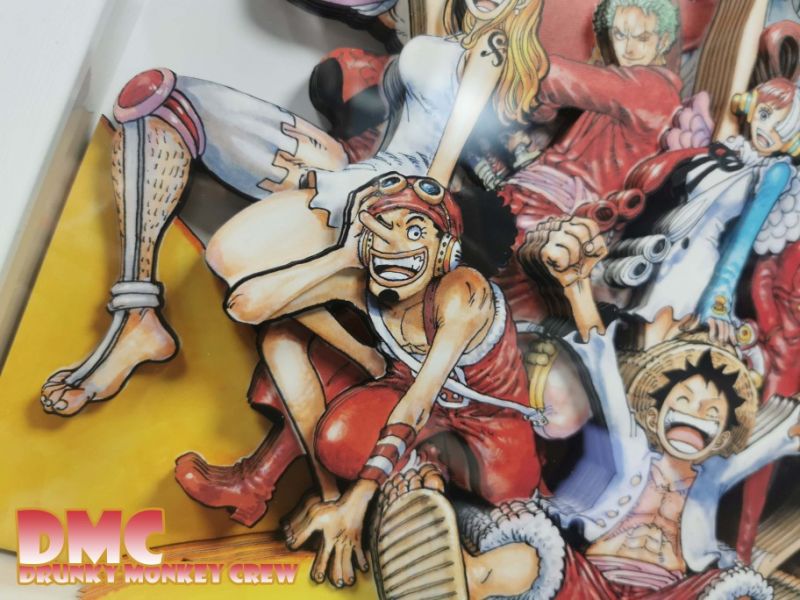 【海外代購】【46CM】醉猴組 海賊王NHK紅白歌會特別版裝飾立體畫 
