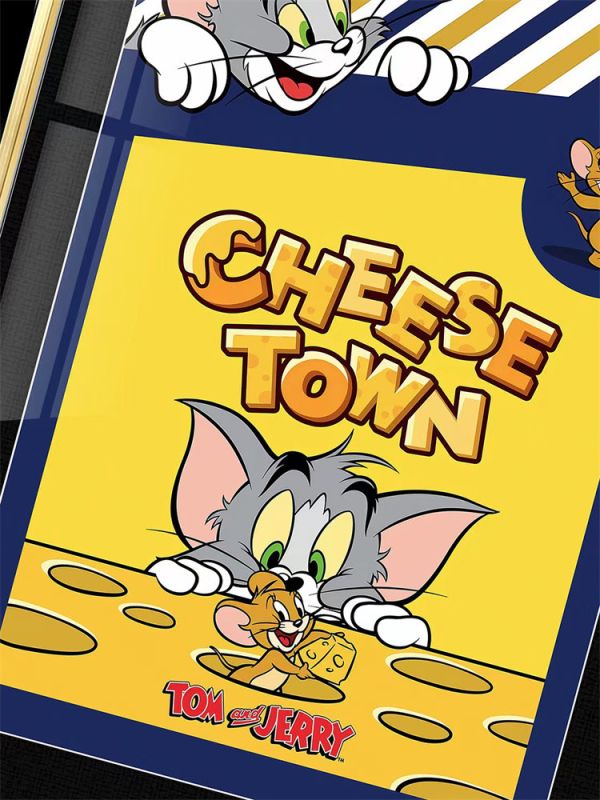 【海外代購】千鳥社 Tom and Jerry 貓與老鼠湯姆傑瑞 裝飾畫 