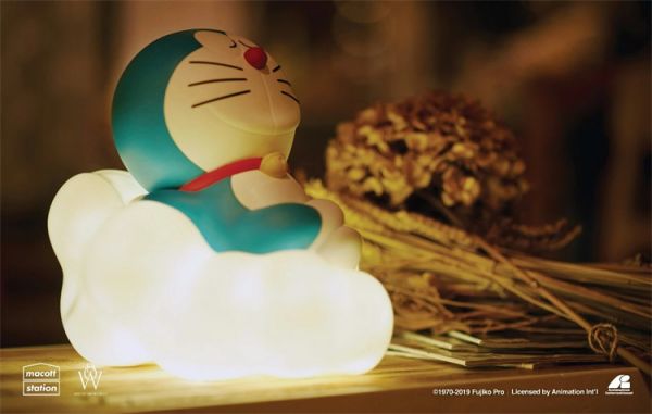 【海外代購】【27.5CM】美光站 哆啦A夢 機器貓 陶瓷雲燈 正版授權 