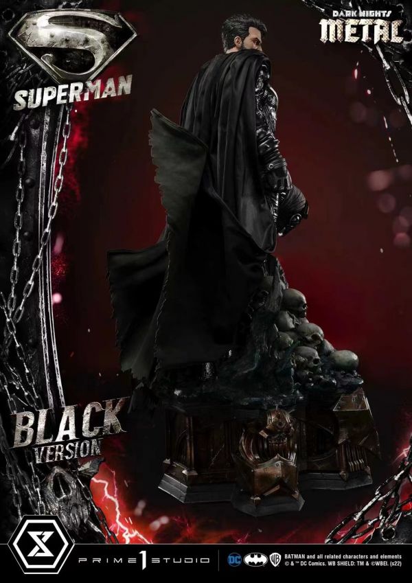 【預定】【CM】Prime 1 S 1/3 暗黑之夜 金屬 Superman 超人黑色版  