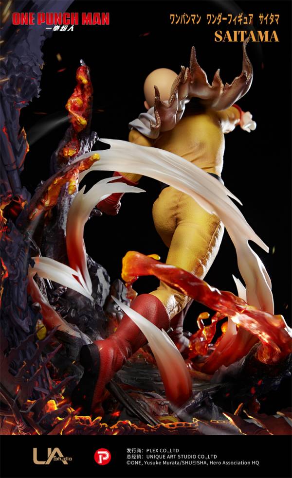 【海外代購】UNiQUE ART《ONE PUNCH MAN/一拳超人》授權雕像 埼玉(サイタマ、Saitama) 