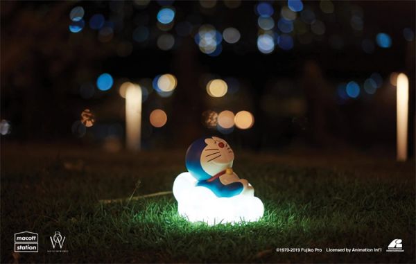 【海外代購】【27.5CM】美光站 哆啦A夢 機器貓 陶瓷雲燈 正版授權 