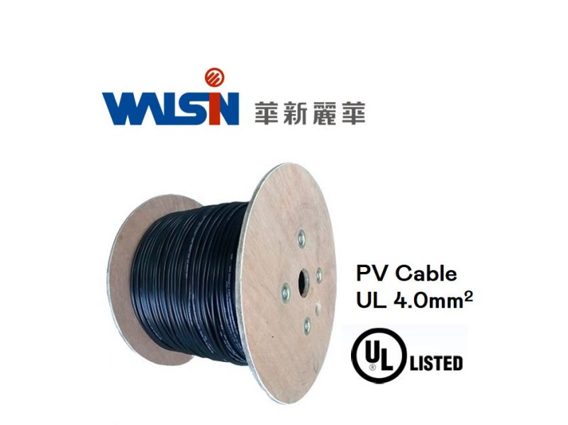 華新麗華WALSIN太陽能電線電纜PV Cable UL 4.0mm² (1000米/捲) 華新麗華,華新,WALSIN,太陽能電線,太陽能電纜,PV CABLE,UL,4.0mm²