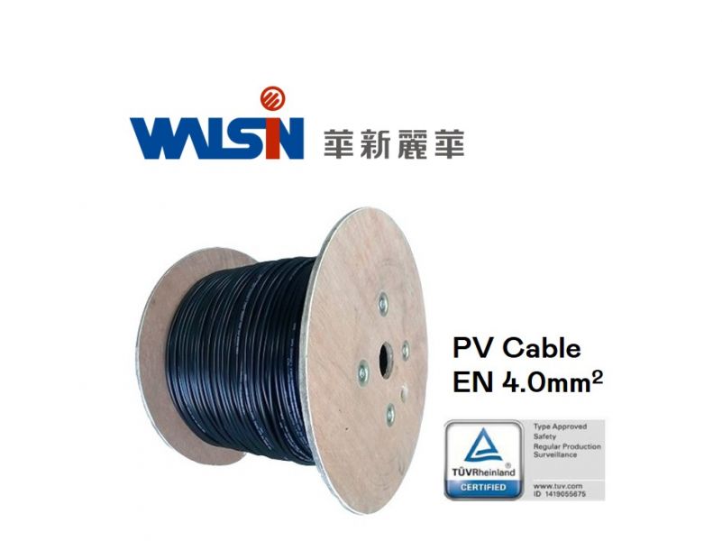 華新麗華WALSIN太陽能電線電纜PV Cable EN 4.0mm² (1000米/捲) 華新麗華,華新,WALSIN,太陽能電線,太陽能電纜,PV CABLE,EN,4.0mm²