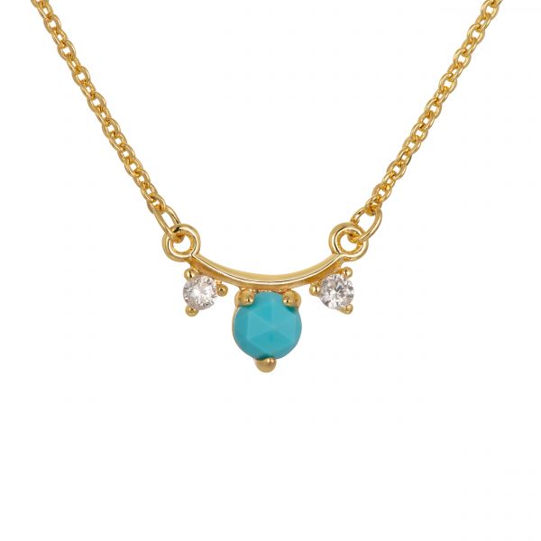 Heilo Jewelry - Elle Necklace - Turquoise 