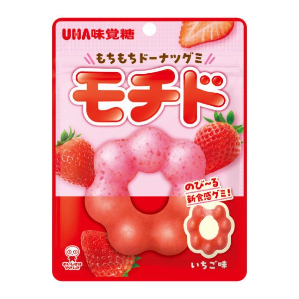 UHA味覺糖 草莓甜甜圈造型軟糖 