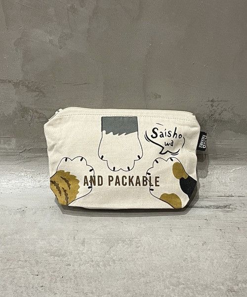 AND PACKABLE 棉布收納包 