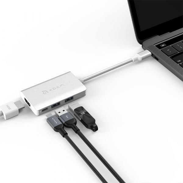 【ADAM 亞果元素】CASA Hub A01m USB 3.1 Type−C 四合一多功能集線器 