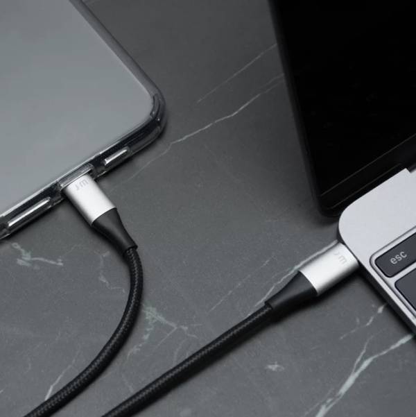【Just Mobile】AluCable™ 鋁質 USB-C 對 Lightning 連接線 