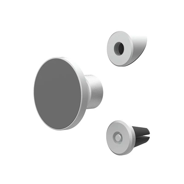【Just Mobile】AluDisc™ Go 鋁合金萬向磁吸車架(非 MagSafe 版本)(適用 iPhone 11 及先前機型、安卓機型) 