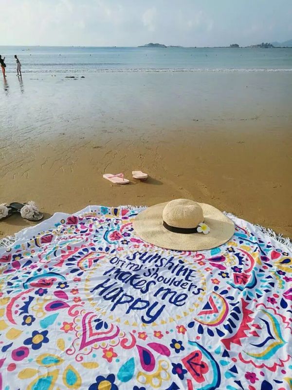 Happy 沙灘巾 沙灘巾