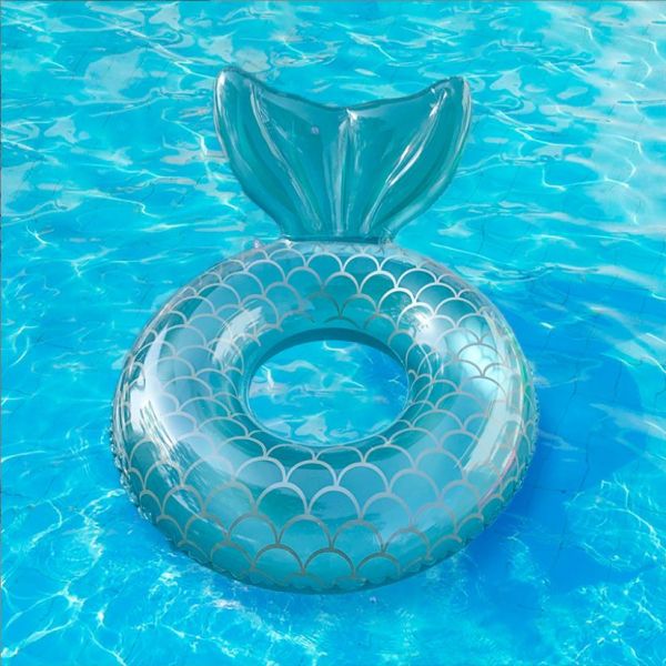 美人魚尾泳圈(藍) 泳圈,游泳圈