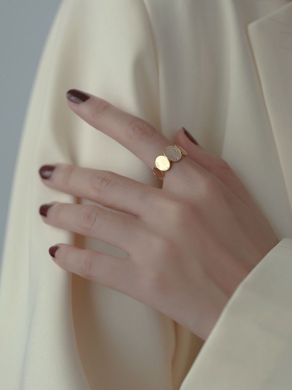 鑲鑽可調節式戒指 戒指