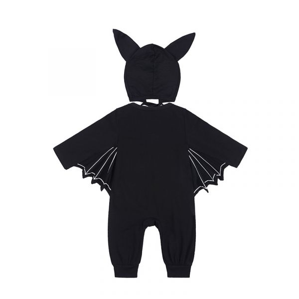 BV01859 萬聖節變裝趴 字母圖案蝙蝠寶寶連身衣套裝 萬聖節,變裝趴,字母,圖案,蝙蝠,寶寶,連身衣,套裝,