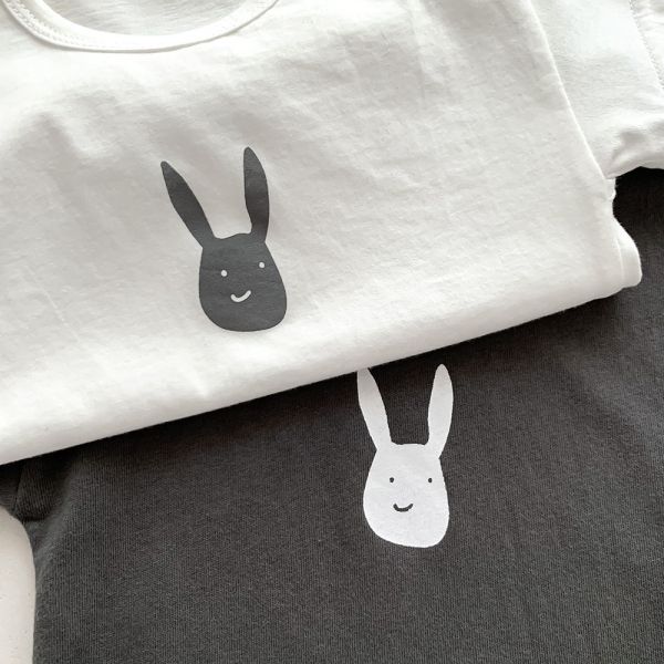 BV02062 春夏新款 兔寶圖案短袖上衣 春,夏,新款,兔寶,圖案,短袖,上衣,
