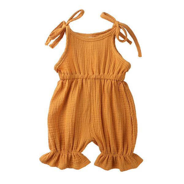 BV02080 春夏新款 舒適透氣棉麻女寶寶連身衣 春,夏,新款,舒適,透氣,棉麻,女寶寶,連身衣,