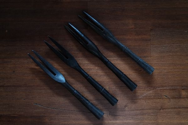 手工木製抹刀 |叉子 