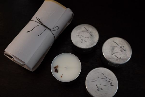 精油蠟燭禮盒 | 鋁製旅行組＋蜂蠟燭 
