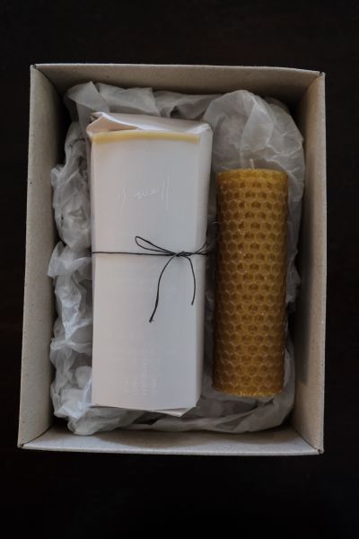 精油蠟燭禮盒 | 鋁製旅行組＋蜂蠟燭 