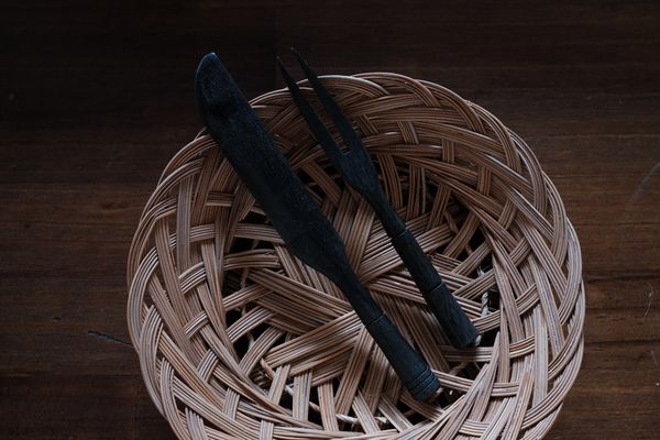 手工木製抹刀 |叉子 